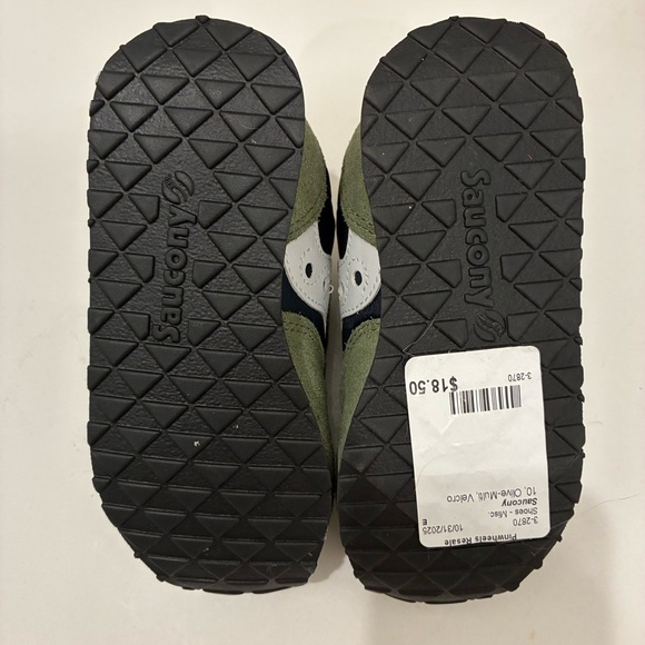 Saucony Kids' Olive and Navy Sneakers - Picture 4 of 4